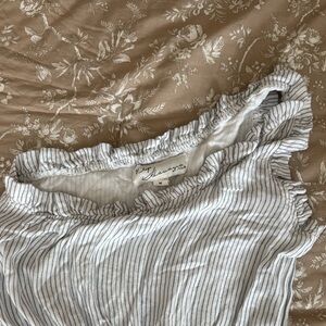 Vintage Havana Blue and White Striped Blouse